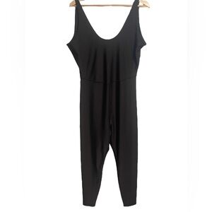 Old Navy Powersoft NEW One Piece Jumpsuit Black Workout Athleisure Size XL Tall